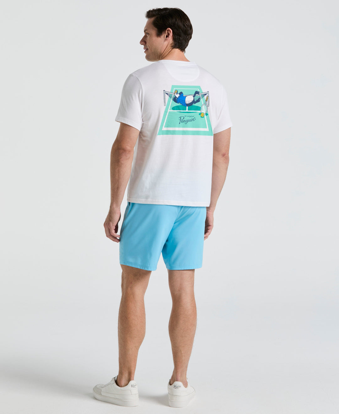 Solid Tennis Shorts (Blue Grotto) 