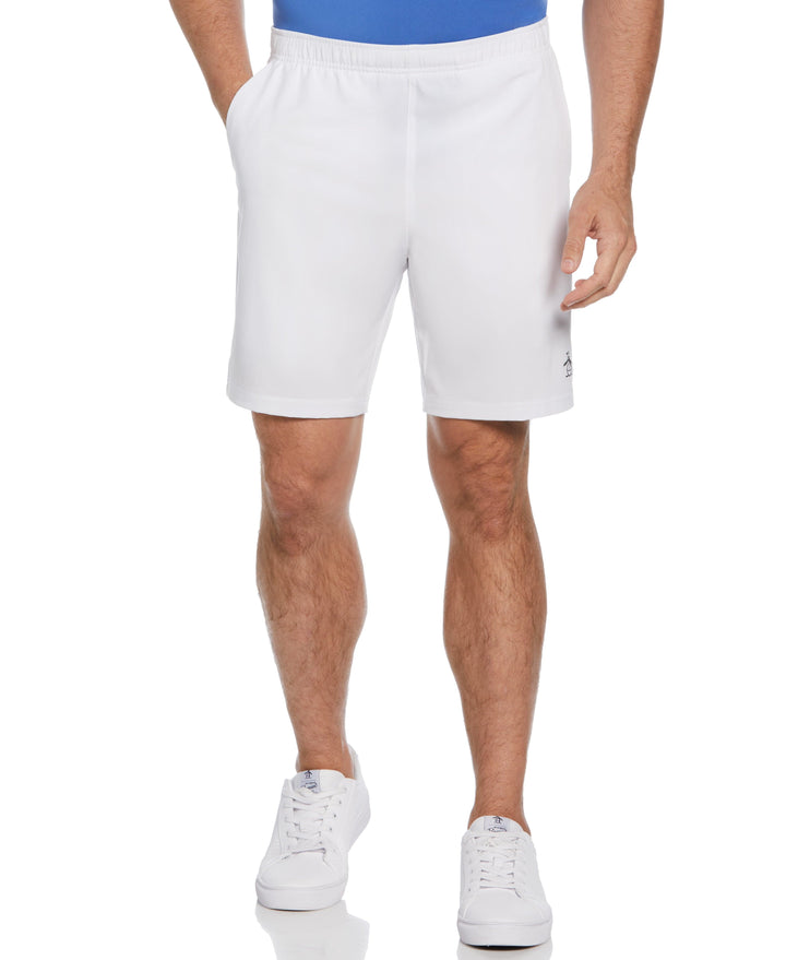 Solid Tennis Shorts (Bright White) 