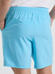 Solid Tennis Shorts (Blue Grotto) 
