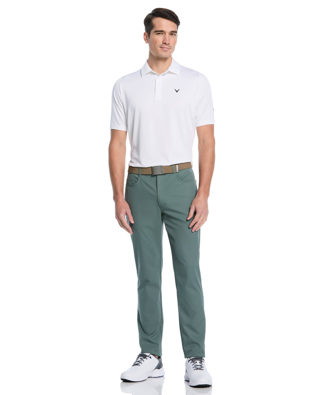 Sorona Stretch 5 Pocket Golf Pants (Balsam Green) 