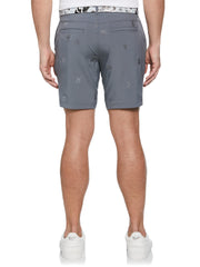 Men's Space Dye Embriodered Golf Shorts