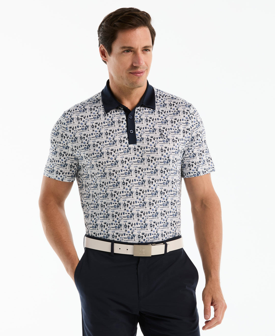Men's Spicy Margarita Print Polo