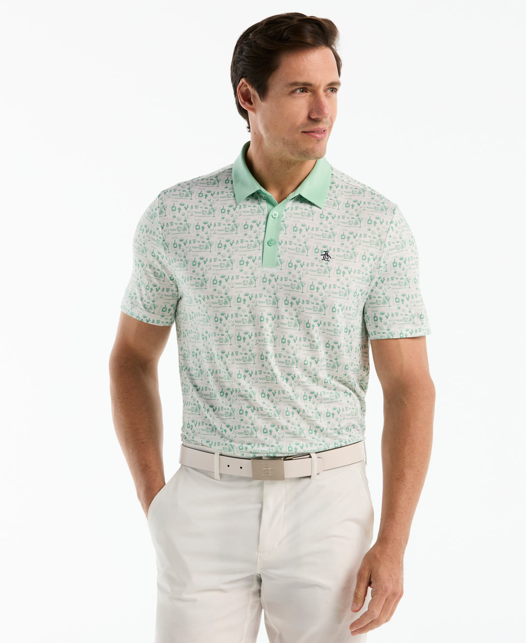 Men's Spicy Margarita Print Polo