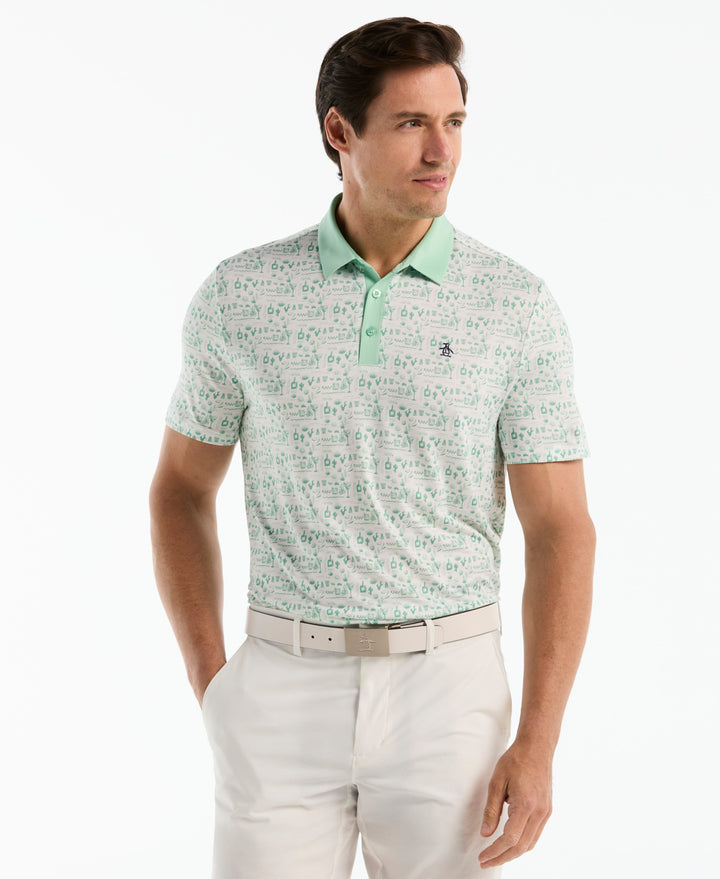 Men's Spicy Margarita Print Polo
