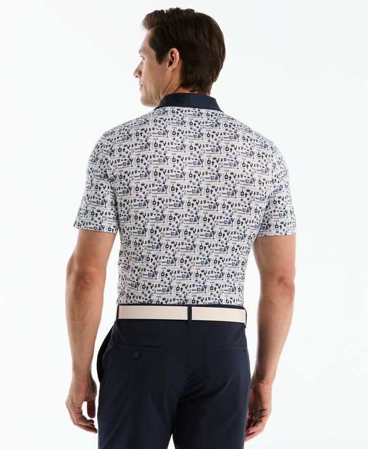 Men's Spicy Margarita Print Polo