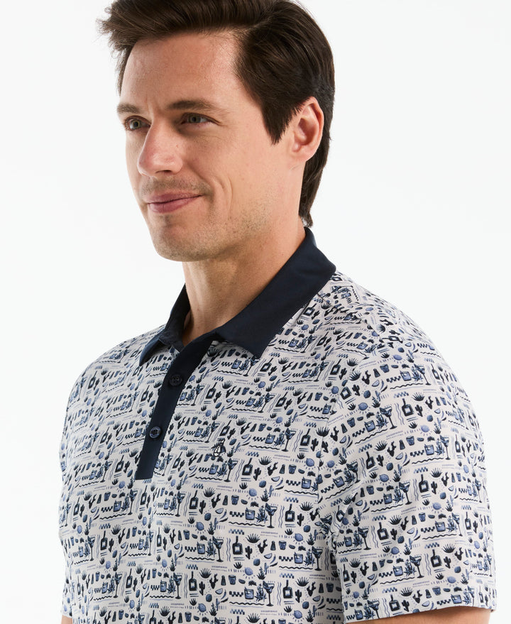 Men's Spicy Margarita Print Polo