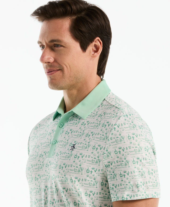 Men's Spicy Margarita Print Polo