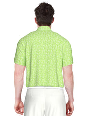 Men's Stretch Performance Confetti Geo Print Polo