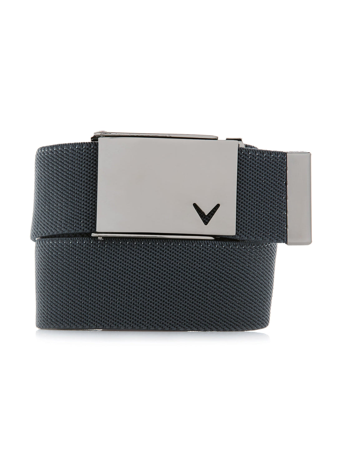 Men's Stretch Web Belt with Chevron Buckle