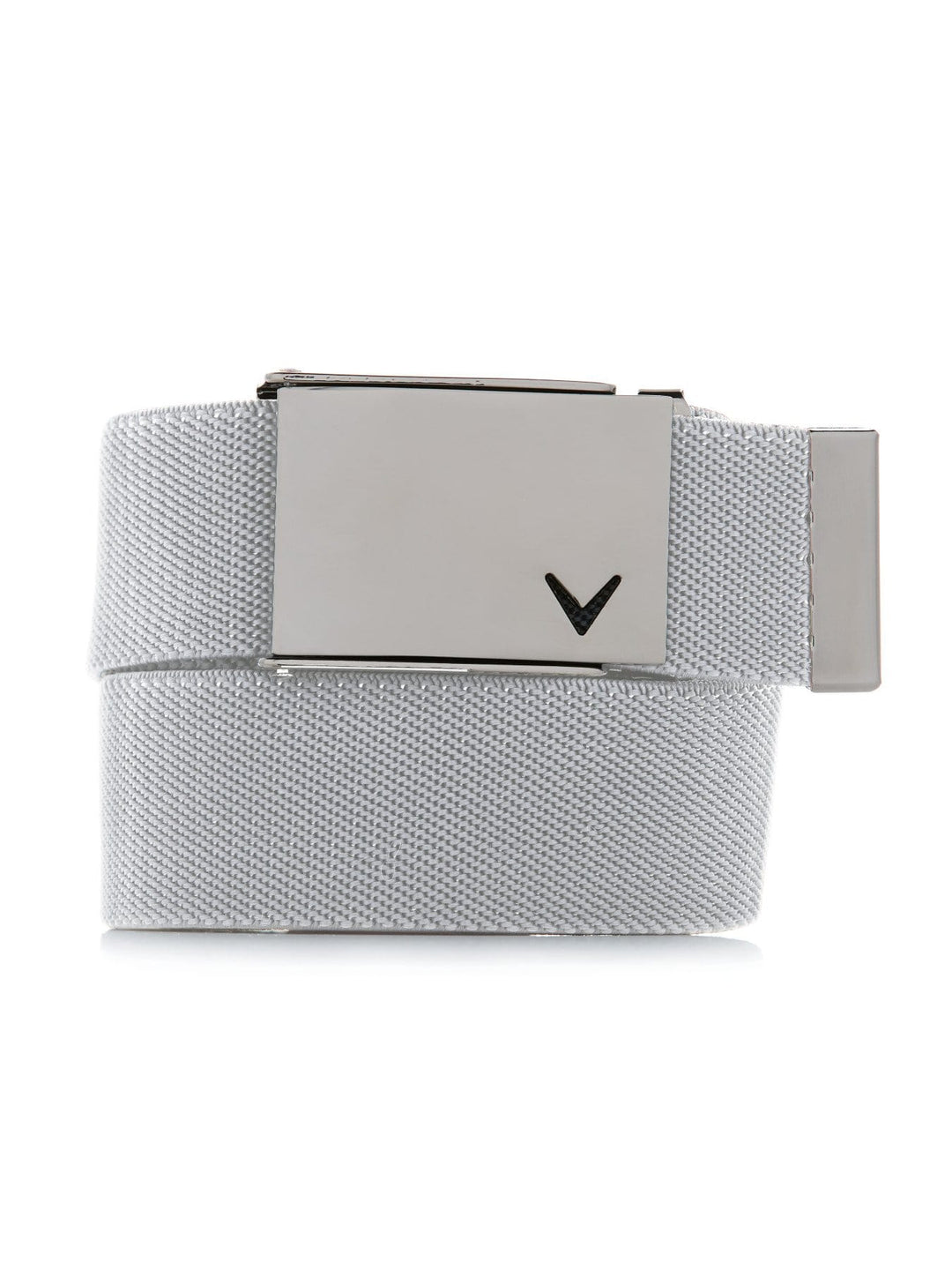 Men's Stretch Web Belt with Chevron Buckle