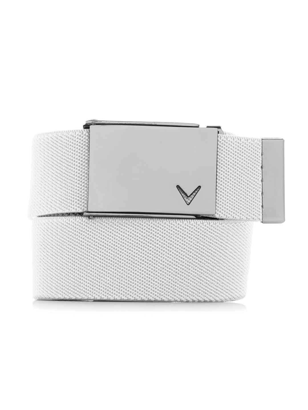 Men's Stretch Web Belt with Chevron Buckle