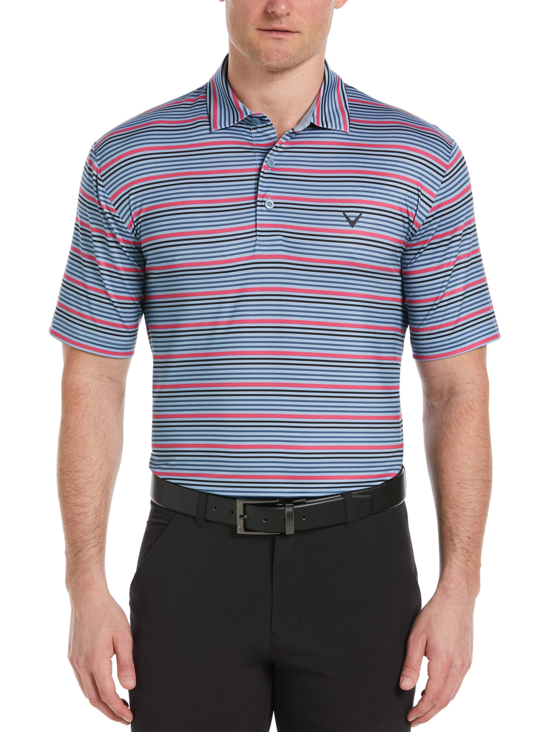 Stripe Golf Polo (Mountain Spring) 