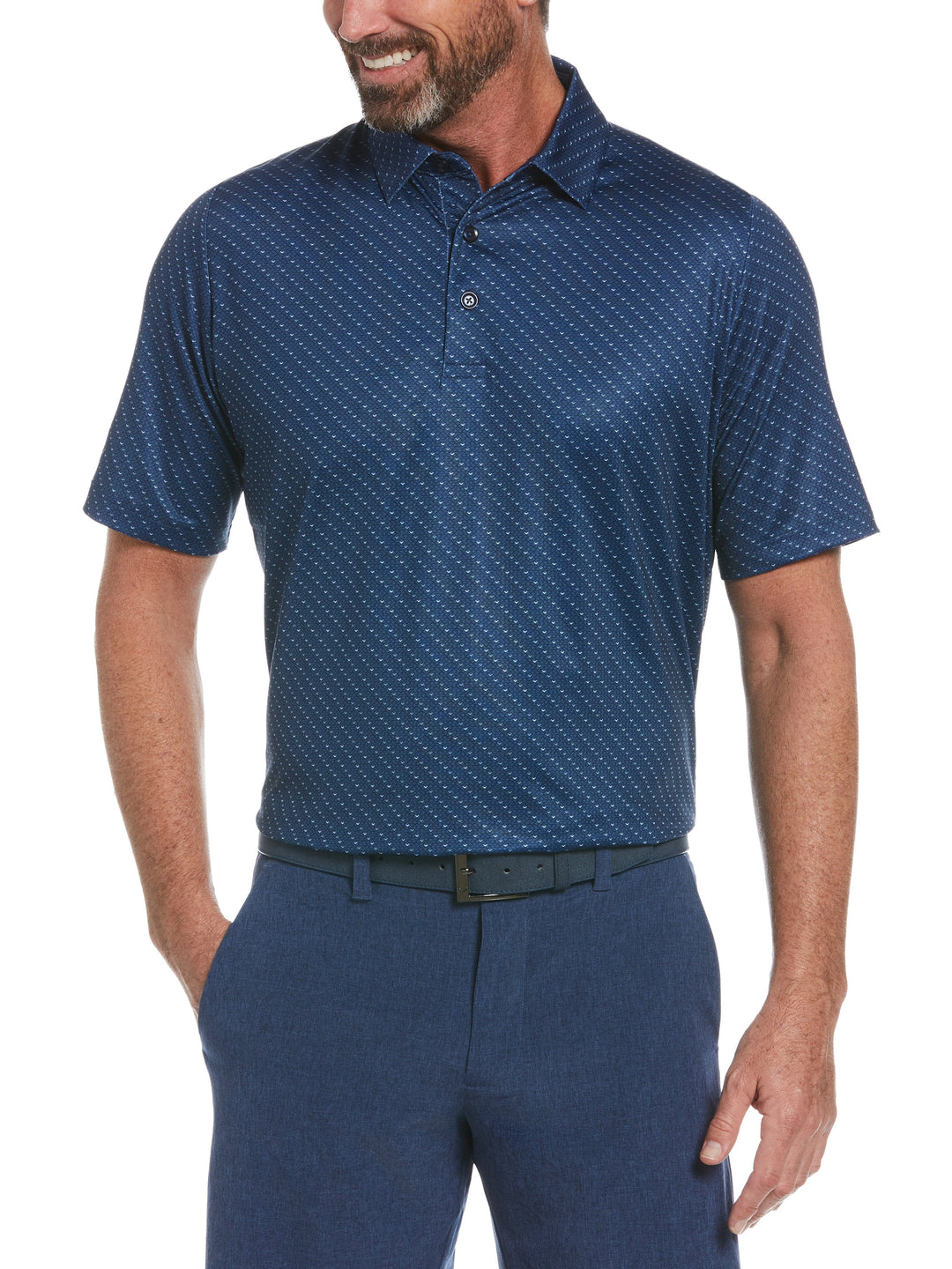 Men's Swing Tech™ Allover Chevron Golf Polo