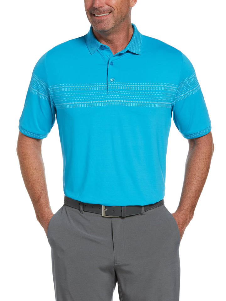 Men's Swing Tech™ Birdseye Racer Stripe Golf Polo