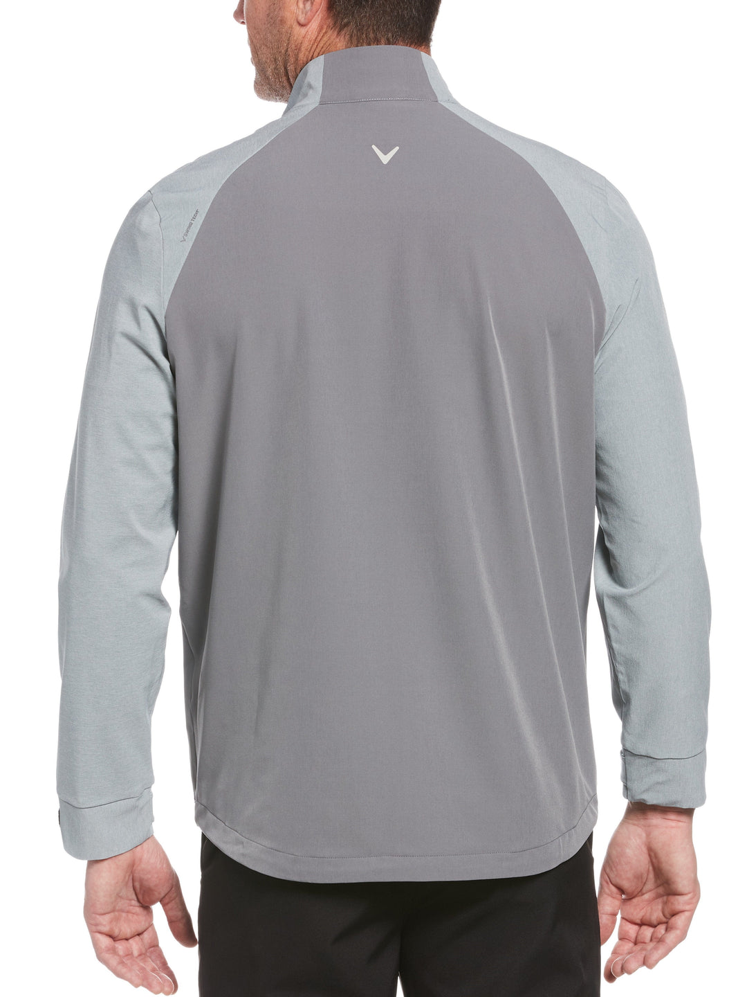 Men's Swing Tech™ Blocked Quarter Zip Golf Windbreaker