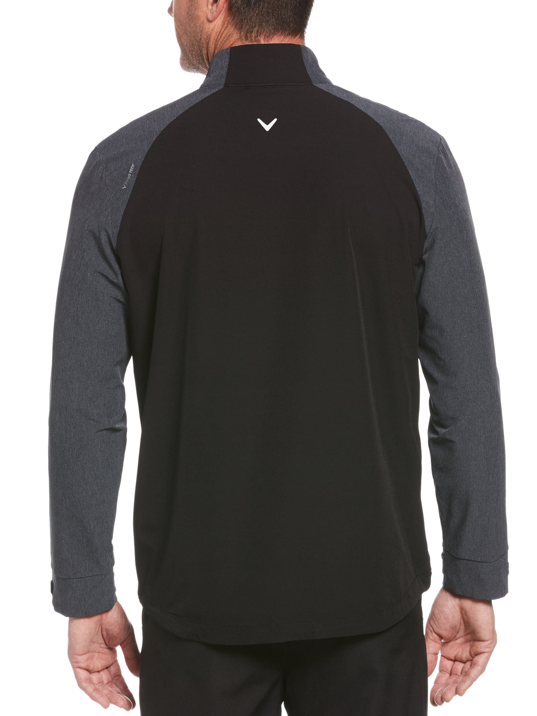 Men's Swing Tech™ Blocked Quarter Zip Golf Windbreaker