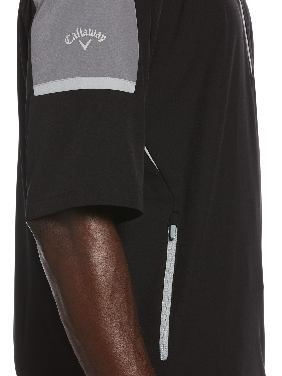 Men's Swing Tech™ Blocked Quarter Zip Golf Windbreaker