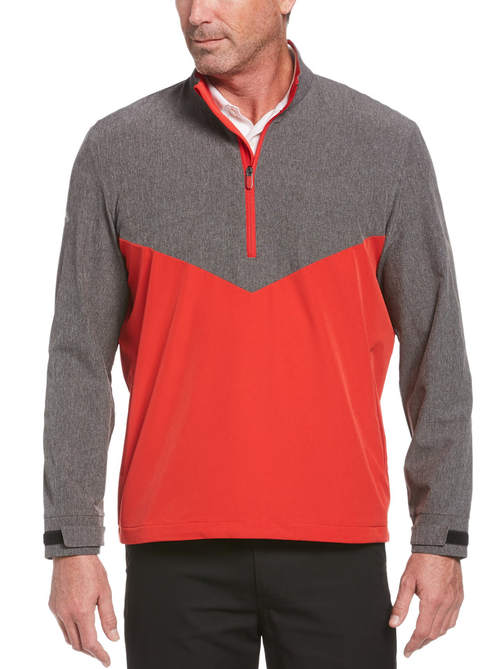 Men's Swing Tech™ Blocked Quarter Zip Golf Windbreaker