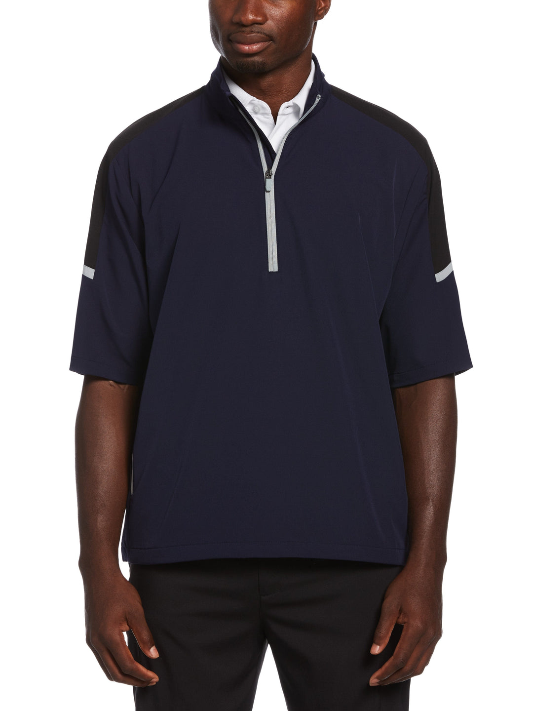 Men's Swing Tech™ Blocked Quarter Zip Golf Windbreaker