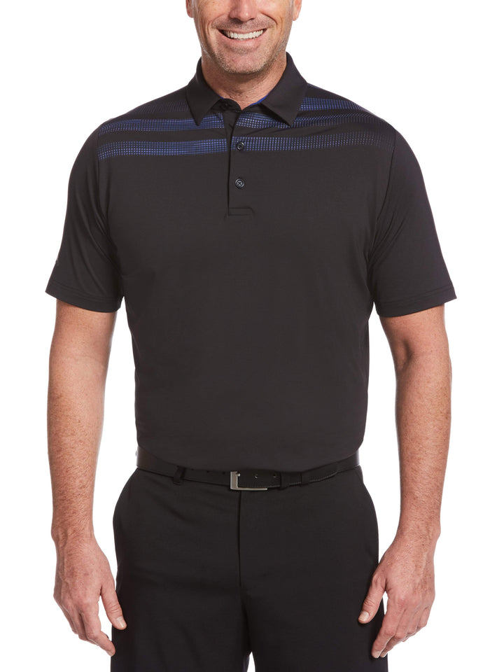 Men's Swing Tech™ Engineered Texture Stripe Polo