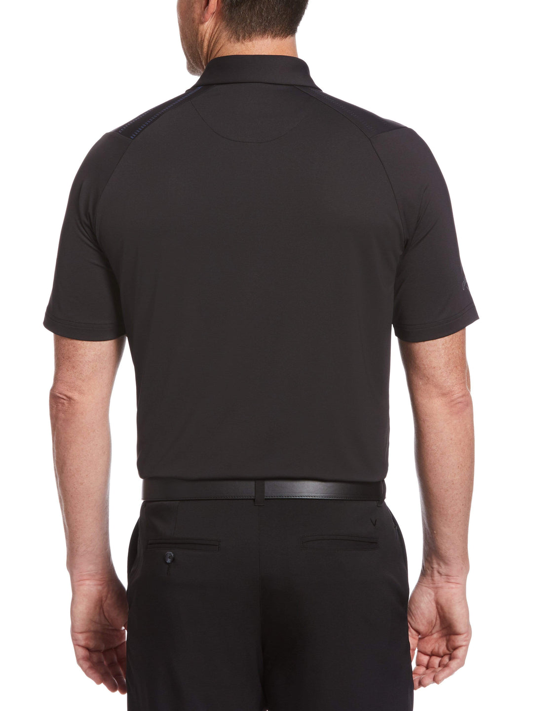Men's Swing Tech™ Engineered Texture Stripe Polo