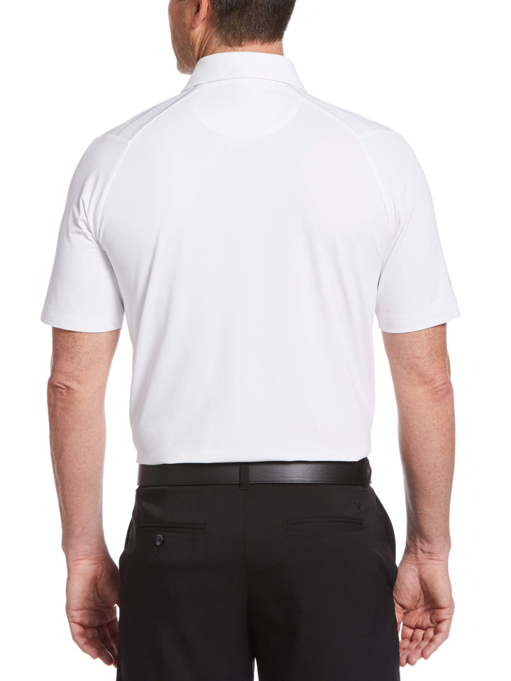 Men's Swing Tech™ Engineered Texture Stripe Polo