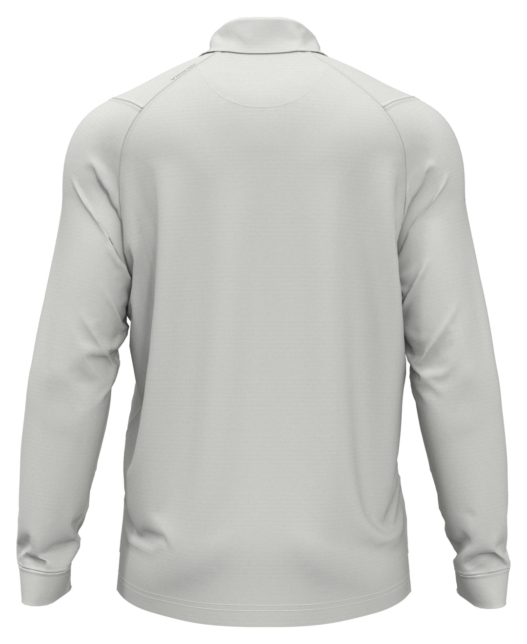 Swing Tech™ Essential Long Sleeve Golf Polo (White Grey Htr) 