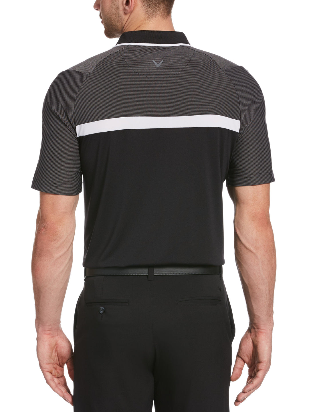 Men's Swing Tech™ Fine Line Color Block Golf Polo