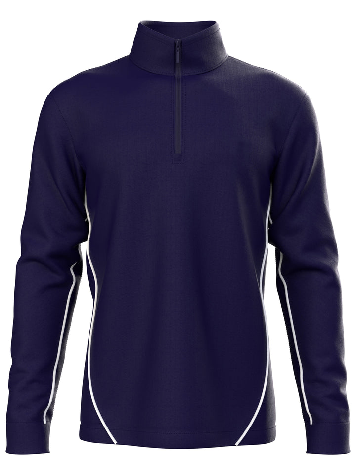 Mens Swing Tech Lightweight Fleece Golf Sweater (Peacoat) 