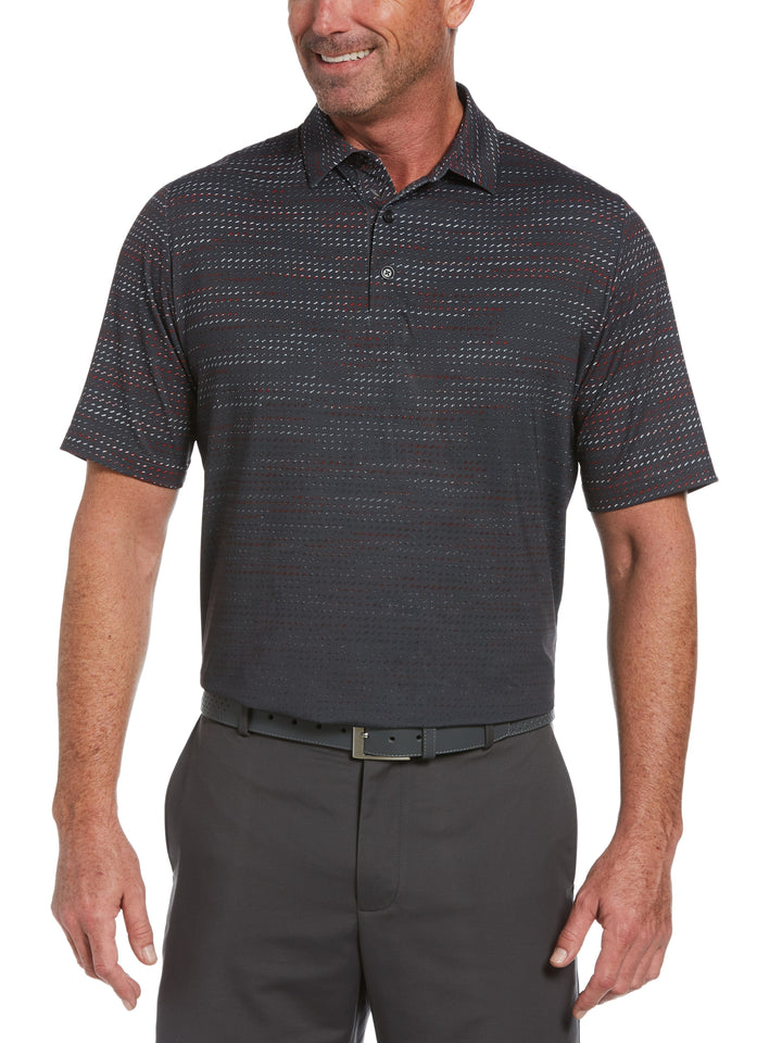Men's Swing Tech™ Marled Fading Geo Print Golf Polo