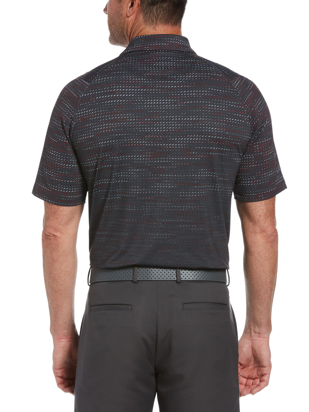 Men's Swing Tech™ Marled Fading Geo Print Golf Polo