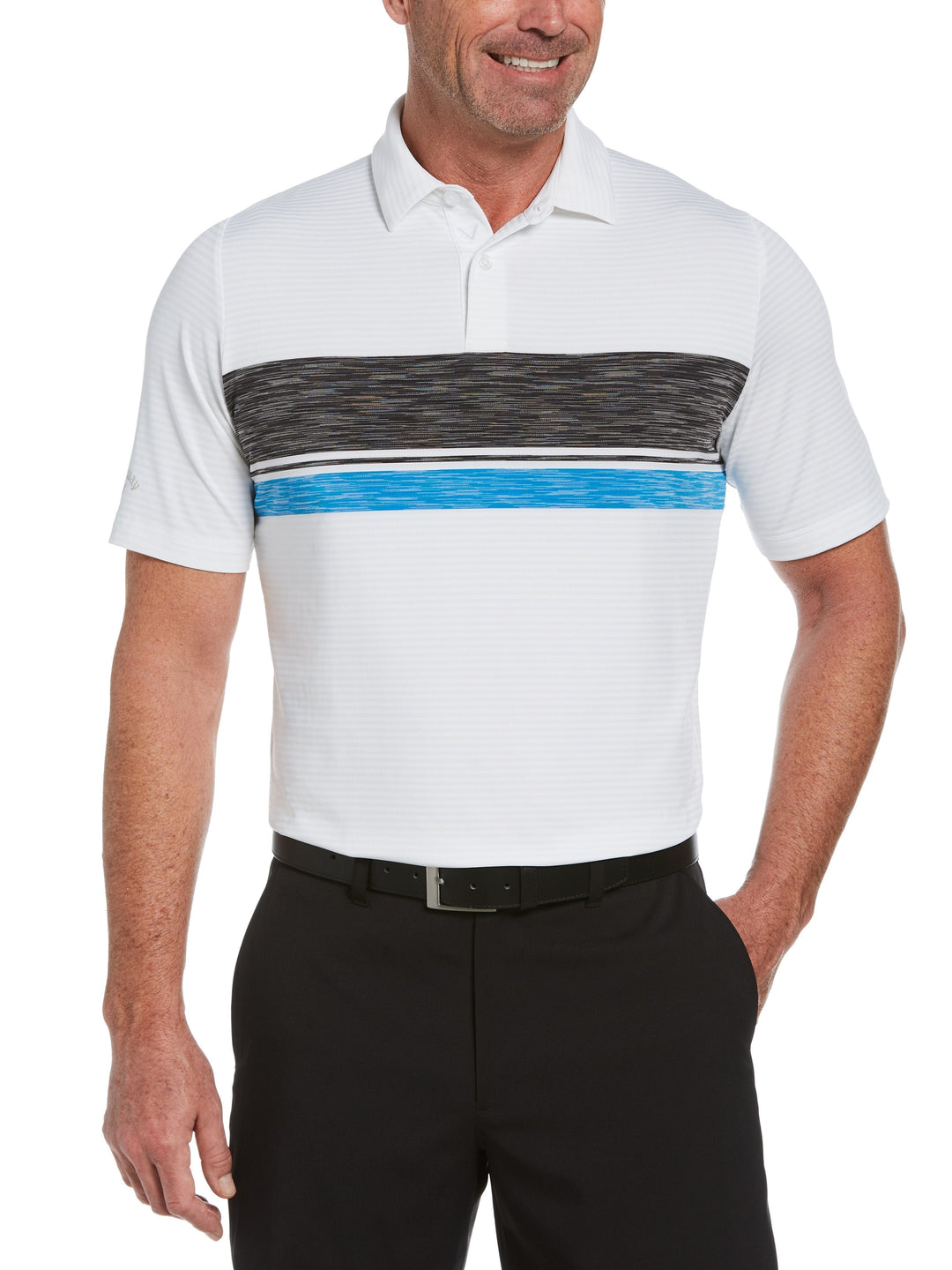 Men's Swing Tech™ Marled Ottoman Golf Polo