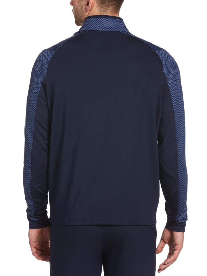 Men's Swing Tech™ Quarter Zip Pieced Golf Jacket