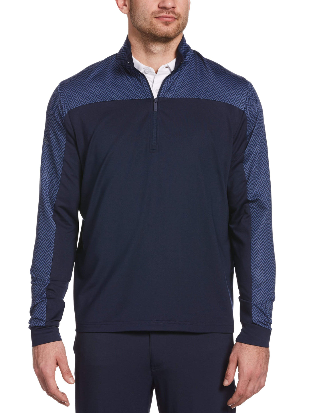 Men's Swing Tech™ Quarter Zip Pieced Golf Jacket