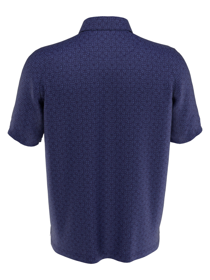 Men's Swing Tech™ Stitched Chevron Geo Print Polo