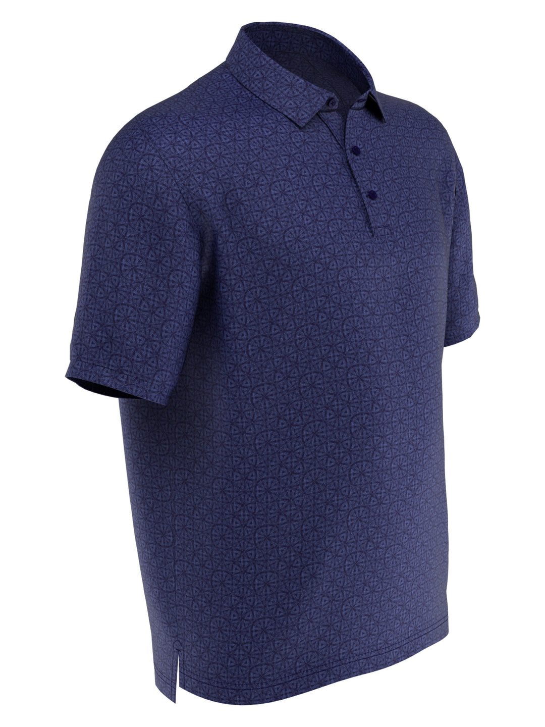 Men's Swing Tech™ Stitched Chevron Geo Print Polo