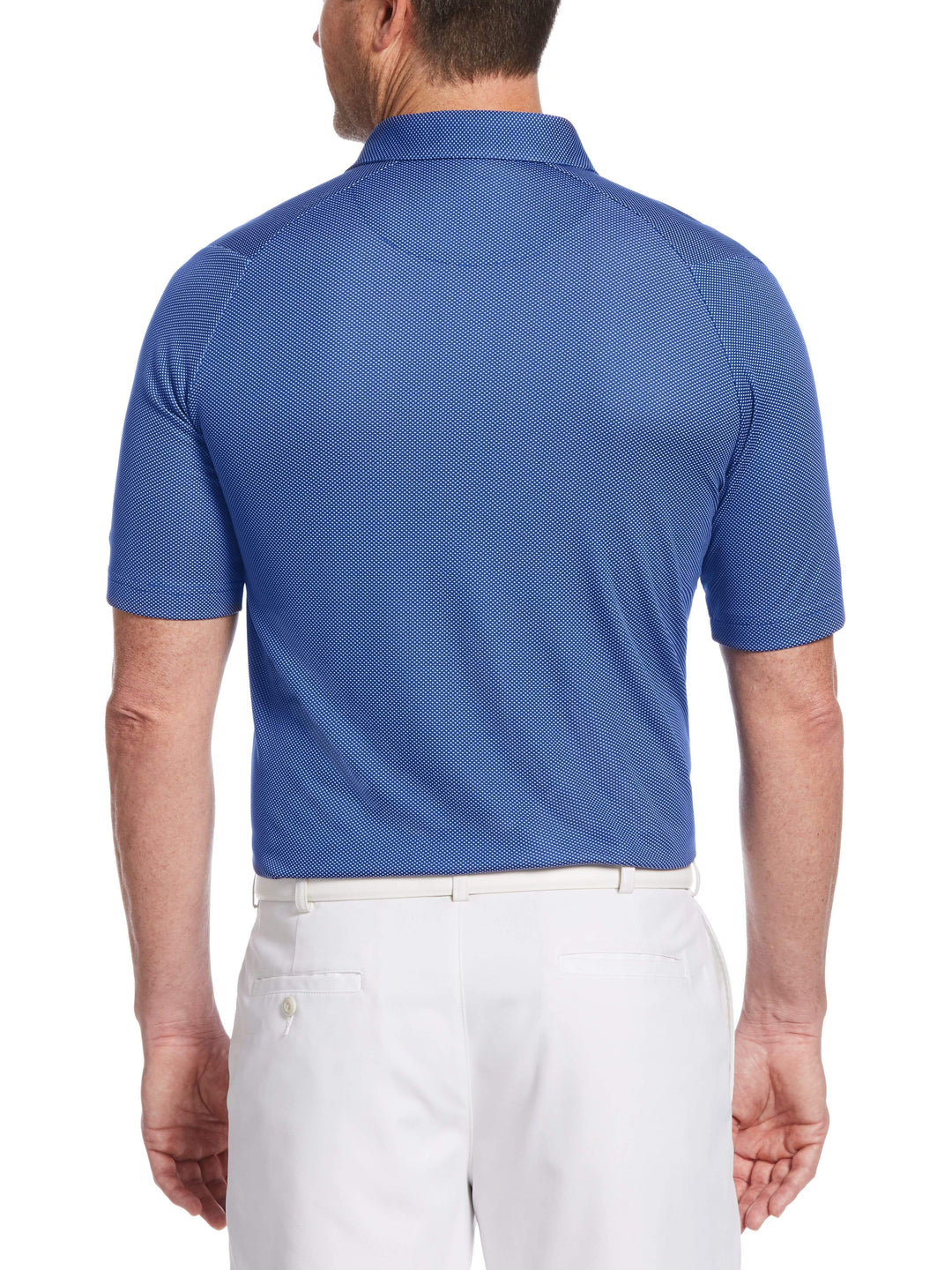 Men's Swing Tech Two Color Jacquard Polo