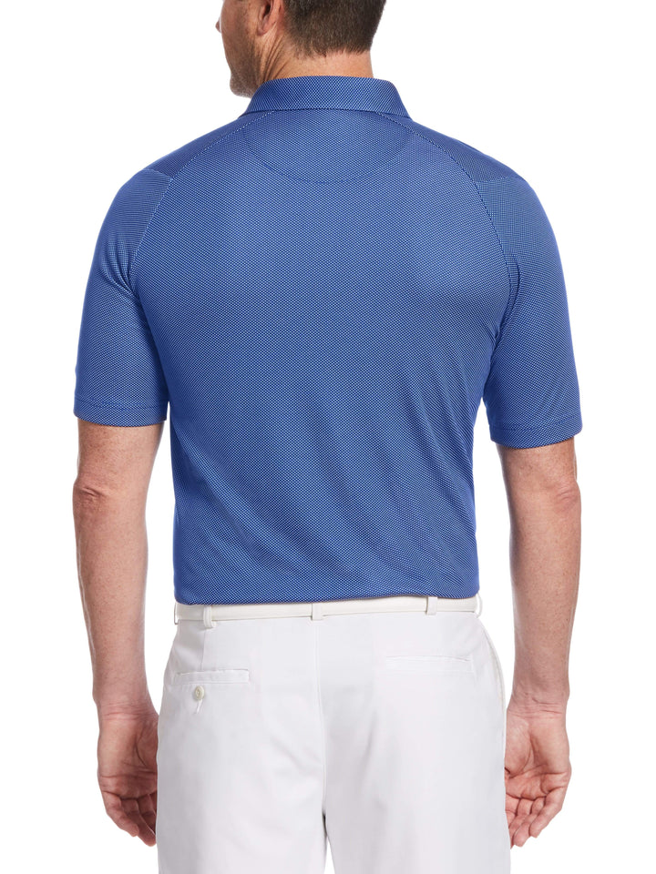 Men's Swing Tech Two Color Jacquard Polo