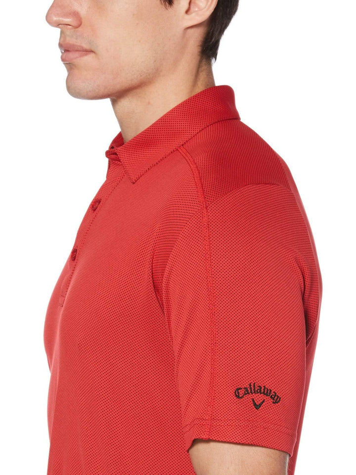 Men's Swing Tech™ Two Color Jacquard Polo