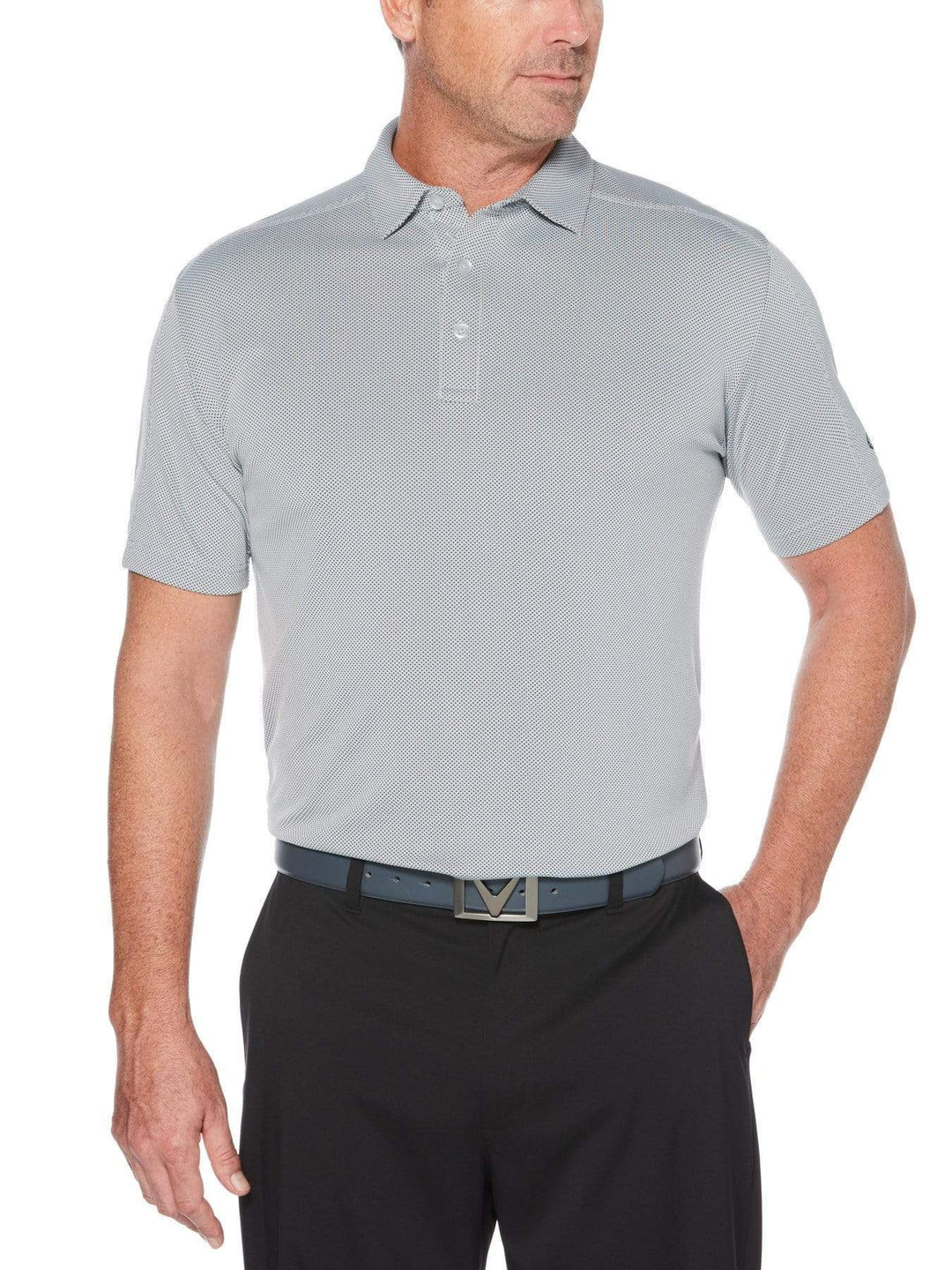 Men's Swing Tech™ Two Color Jacquard Polo