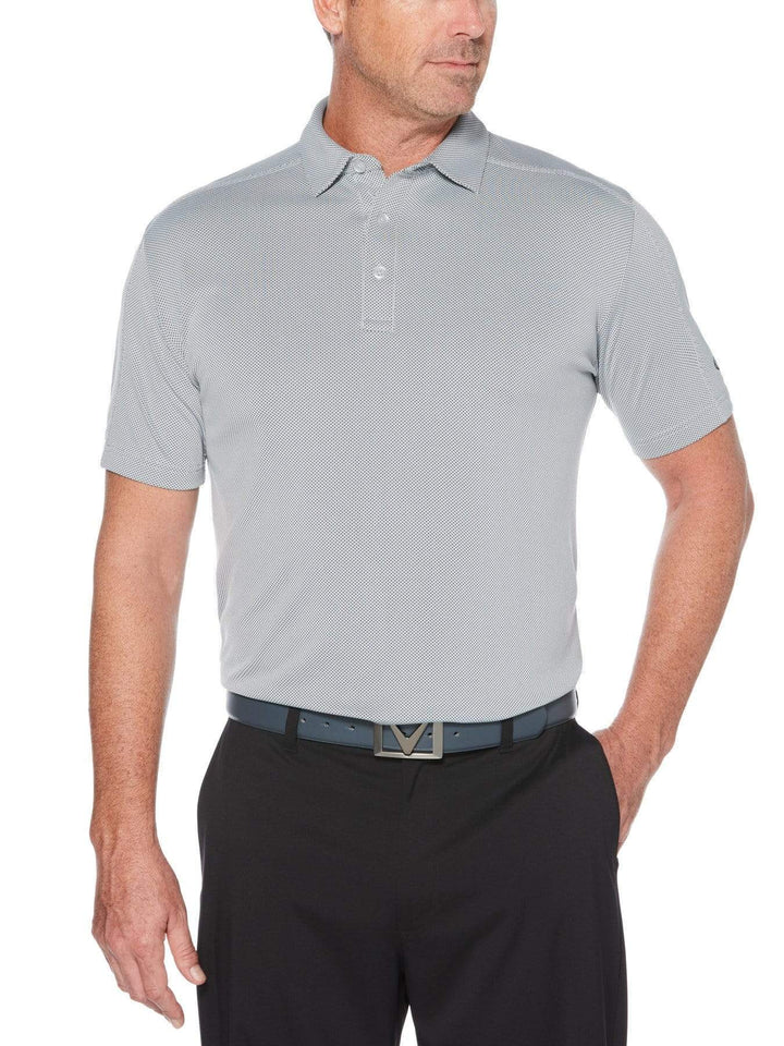 Men's Swing Tech™ Two Color Jacquard Polo
