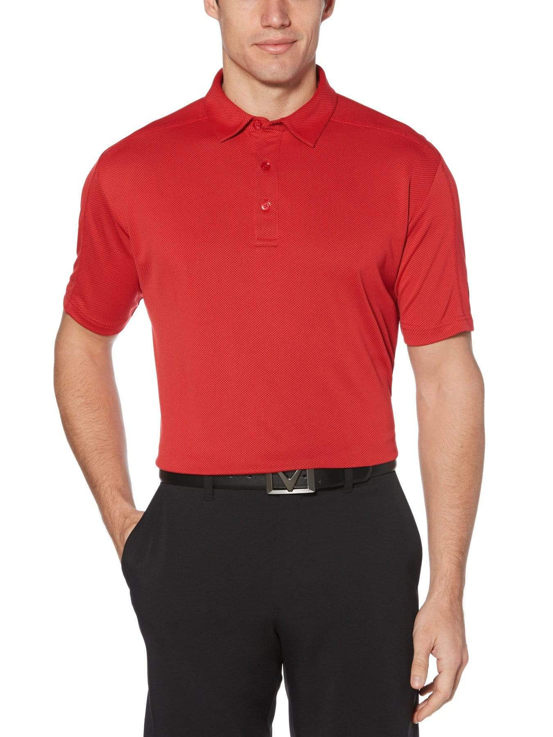 Men's Swing Tech™ Two Color Jacquard Polo