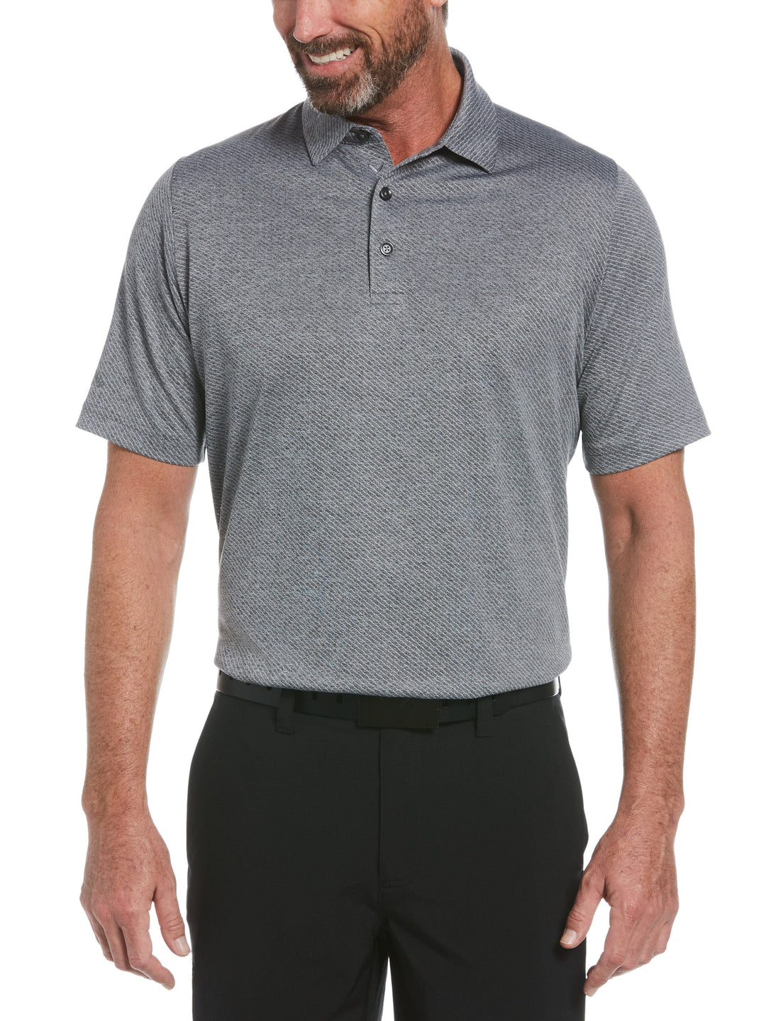 Men's Swing Tech™ Ventilated Heather Jacquard Golf Polo