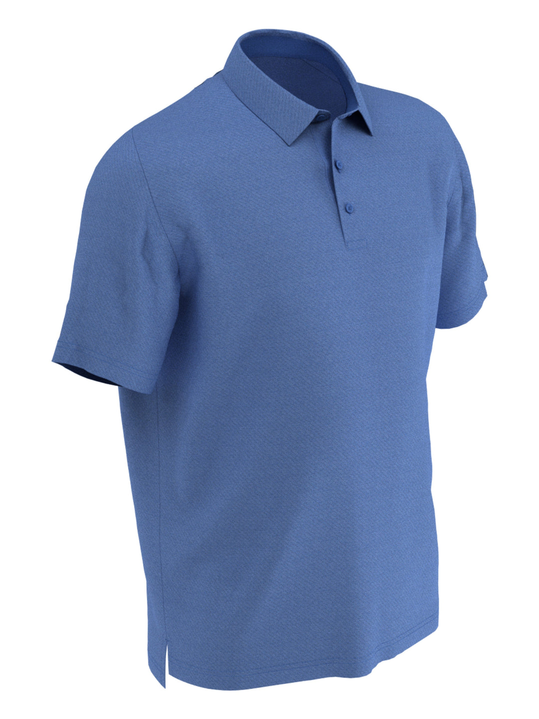Mens Swing Tech Ventilated Heather Jacquard Golf Polo Shirt (Moody Heather) 
