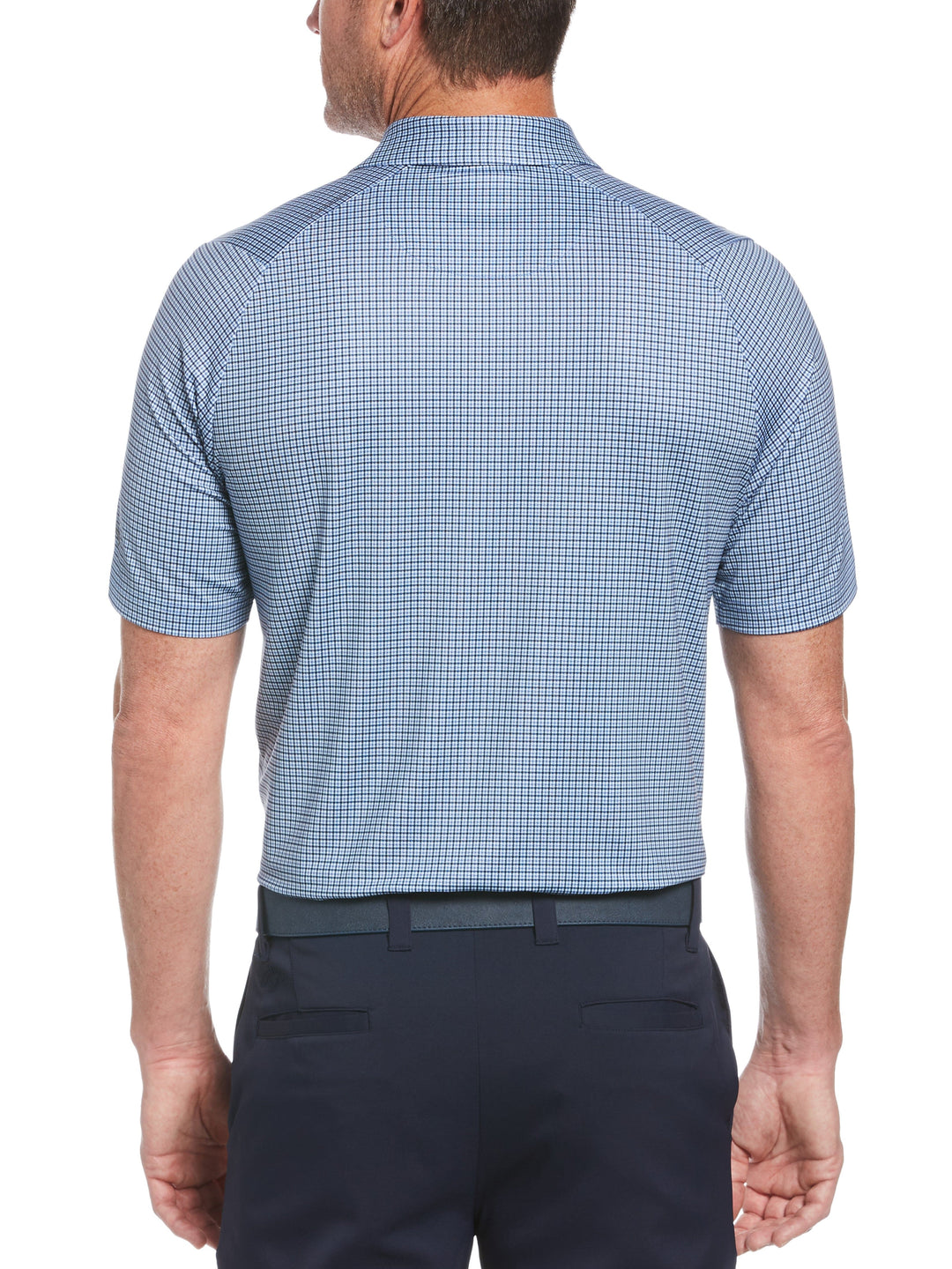 Mens Tattersall Printed Polo (Moody) 