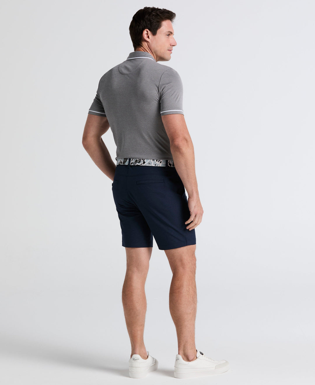 Technical 8" Golf Short (Black Iris) 