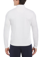 Technical Earl 1/4 Zip Long Sleeve Golf Sweater (Bright White) 