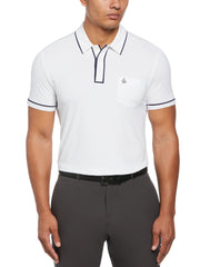 Technical Earl Short Sleeve Golf Polo Shirt (Bright White) 