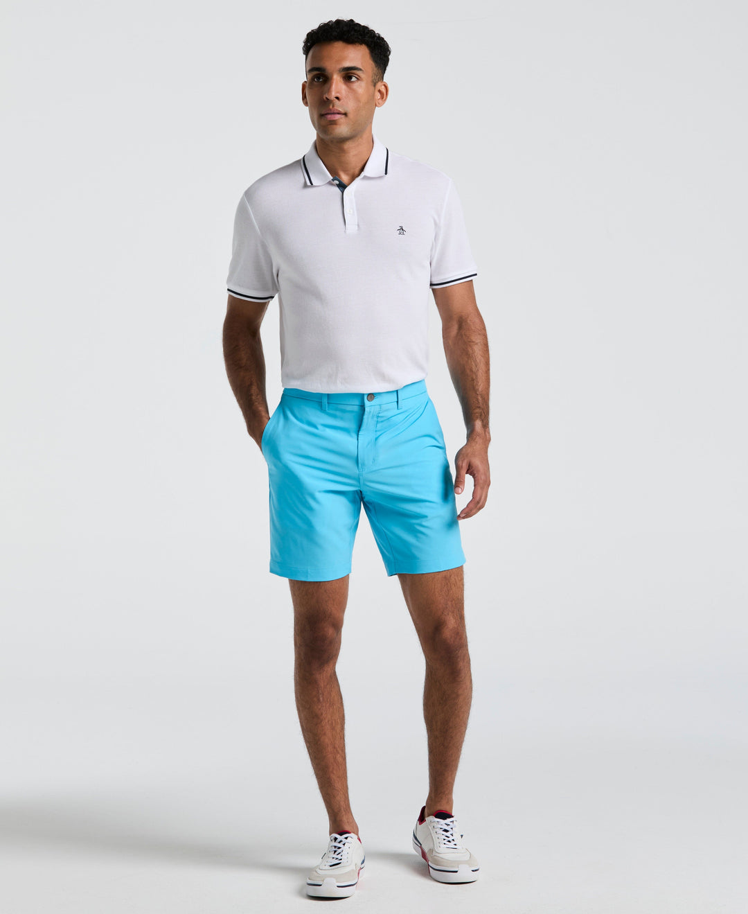 Technical 8" Golf Short (Aquarius) 