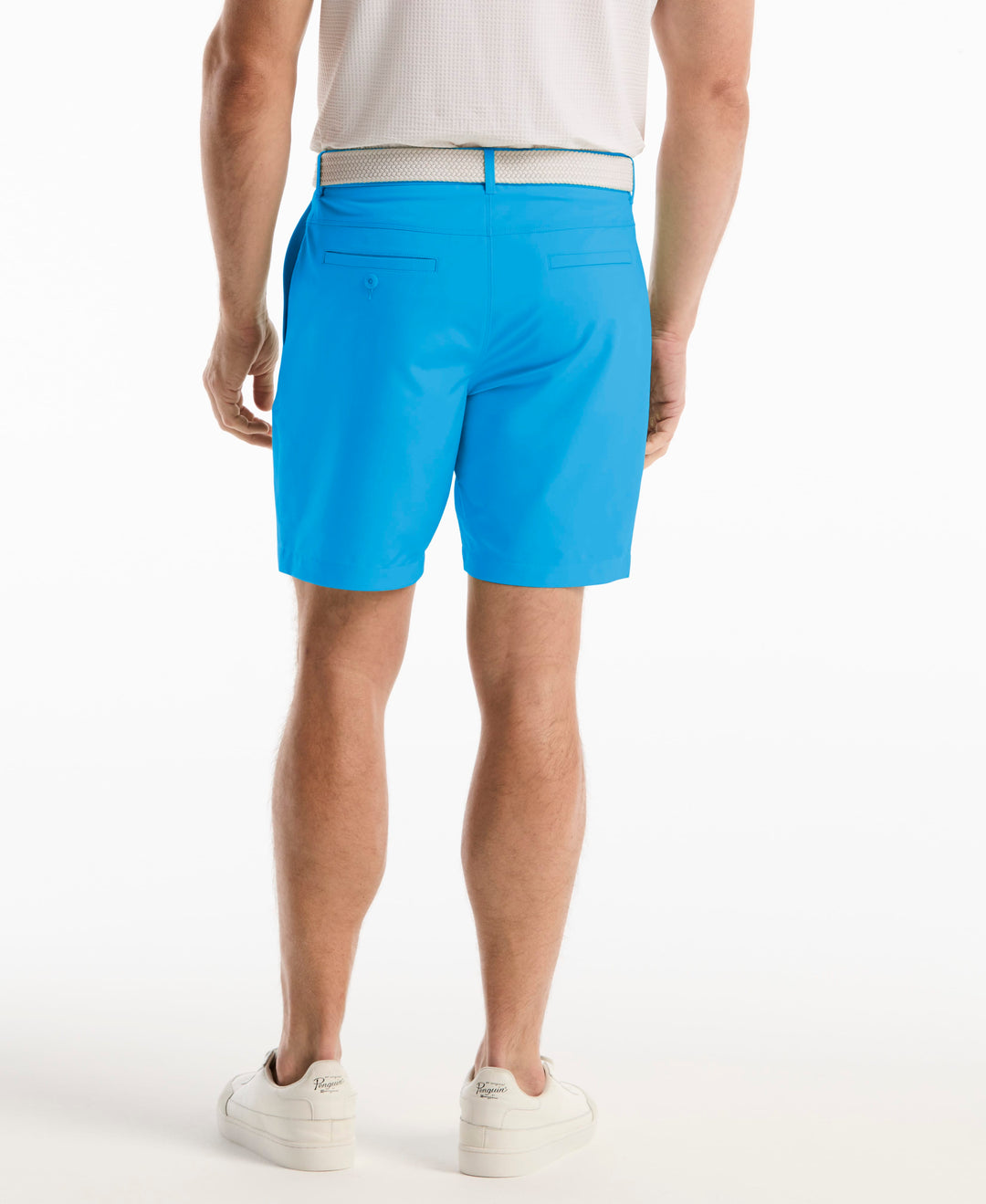 8" Technical Flat Front Golf Short (Malibu Blue) 